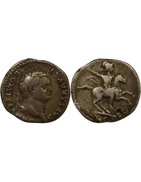 Rome Empire Domitien Cavalier 1 denier Argent 77 R Rome