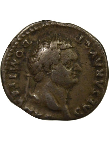 Rome Empire Domitien Cavalier 1 denier Argent 77 R Rome