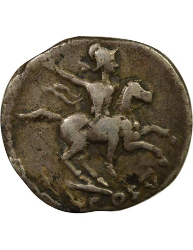 Rome Empire Domitien Cavalier 1 denier Argent 77 R Rome