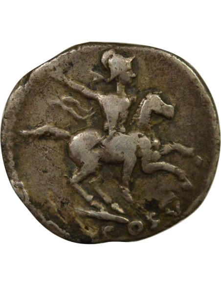 Rome Empire Domitien Cavalier 1 denier Argent 77 R Rome