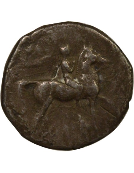 Démocrite - 281 / 240 Av JC 1 nomos Argent 281-240 Av JC Tarente