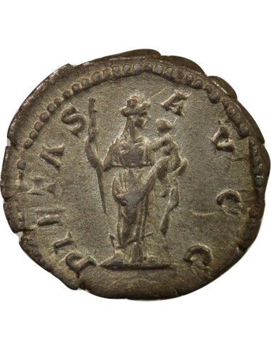 Rome Empire Plautille Pietas 1 denier Argent 203 R Rome