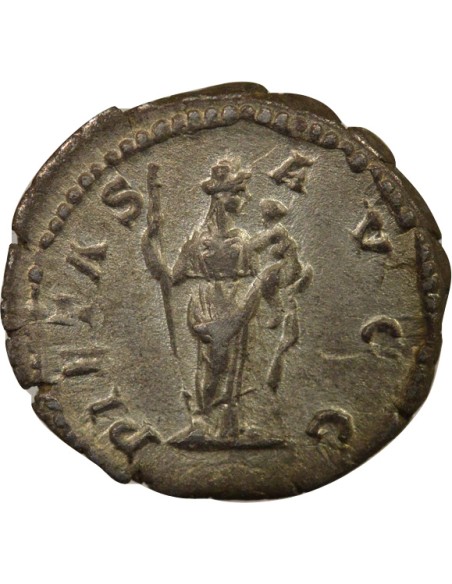 Rome Empire Plautille Pietas 1 denier Argent 203 R Rome