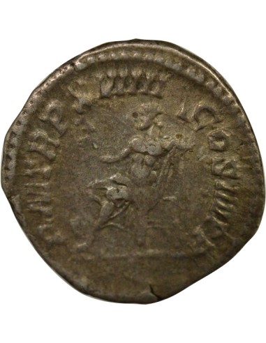 Rome Empire Caracalla Jupiter assis 1 denier Argent 216 R Rome