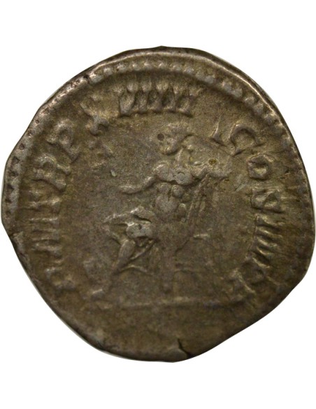 Rome Empire Caracalla Jupiter assis 1 denier Argent 216 R Rome