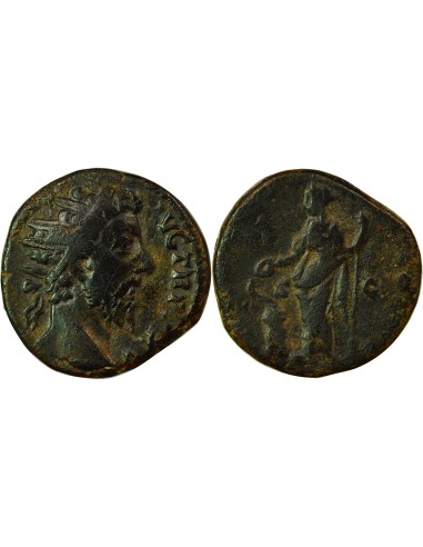 Rome Empire Marc Aurèle Salus 1 dupondius Cuivre 171 R Rome