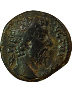 Rome Empire Marc Aurèle Salus 1 dupondius Cuivre 171 R Rome 2