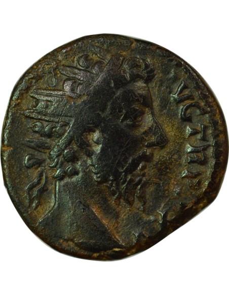 Rome Empire Marc Aurèle Salus 1 dupondius Cuivre 171 R Rome