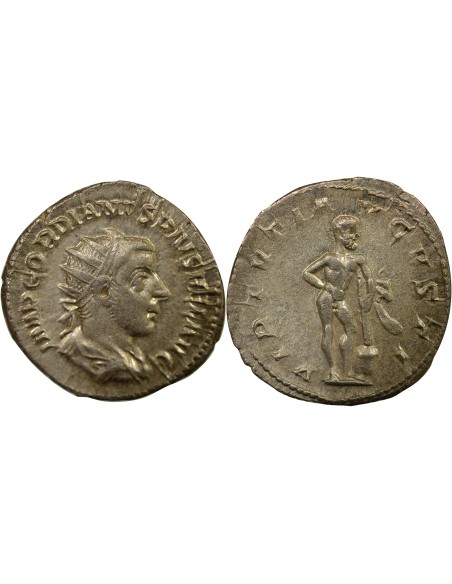 Rome Empire Gordien III Hercule 1 antoninien Billon 240-243 R Rome