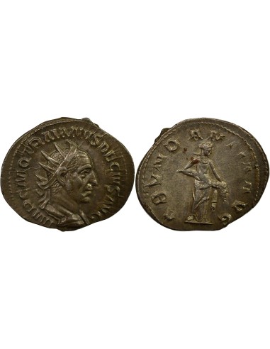 Rome Empire Trajan Dèce Abundantia 1 antoninien Billon 250 R Rome