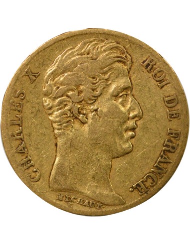 Charles X 4 1/2 Feuilles 20 francs Or 1830 A - Paris