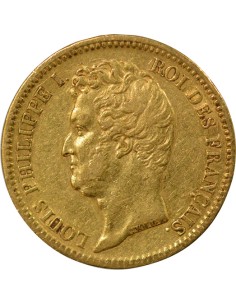 Louis-Philippe Ier Tr. en creux 20 francs Or 1831 A - Paris 2