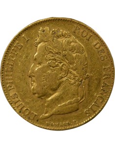 Louis-Philippe Ier Domard 20 francs Or 1839 A - Paris 2
