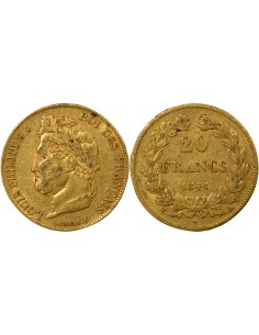 Louis-Philippe Ier Domard 20 francs Or 1841 A - Paris