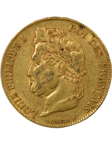 Louis-Philippe Ier Domard 20 francs Or 1841 A - Paris