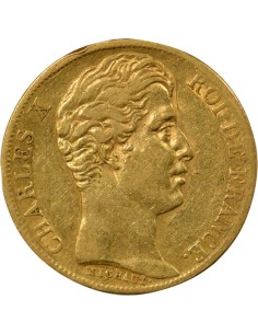 Charles X 4 1/2 Feuilles 20 francs Or 1830 A - Paris 2