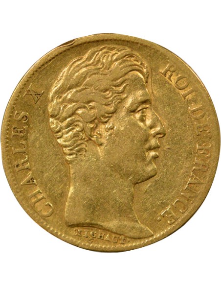 Charles X 4 1/2 Feuilles 20 francs Or 1830 A - Paris
