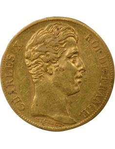 Charles X 4 1/2 Feuilles 20 francs Or 1830 A - Paris 2