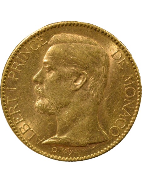 Prince de Monaco Albert I - 100 Francs Or - 1904 A Paris 100 francs Or 1904 A - Paris