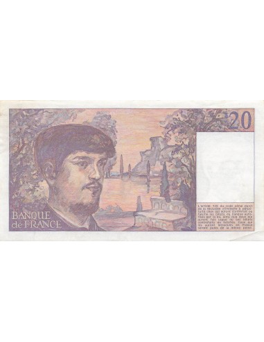 20 Francs - Debussy - 1980 - Série Y.004 20 francs 1980