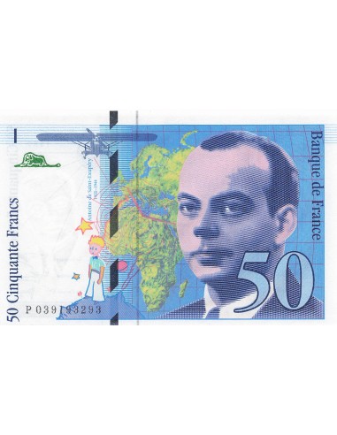 50 Francs - Saint-Exupery - 1997 - Série P.039 50 francs 1997
