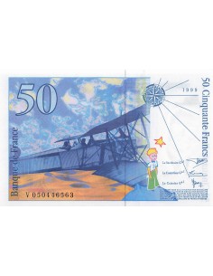 50 Francs - Saint-Exupery - 1999 - Série V.050 50 francs 1999 2