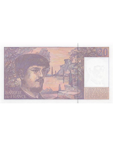 20 Francs - Debussy - 1997 - Série T.059 20 francs 1997