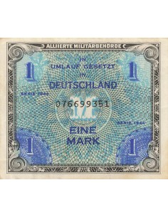 Allemagne 1 Mark - Impr. américaine - 1944 - P.192a 1 mark 1944