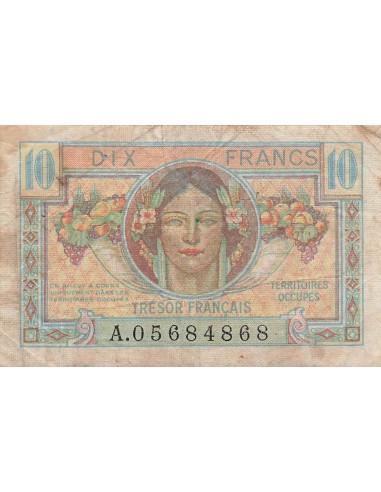 10 Francs - Trésor Français - ND (1947) 10 francs 1947