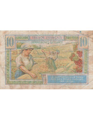 10 Francs - Trésor Français - ND (1947) 10 francs 1947