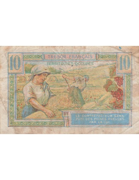 10 Francs - Trésor Français - ND (1947) 10 francs 1947