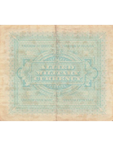 Italie 1 Lira - Impression américaine - 1943 - P.M10 1 lira 1943