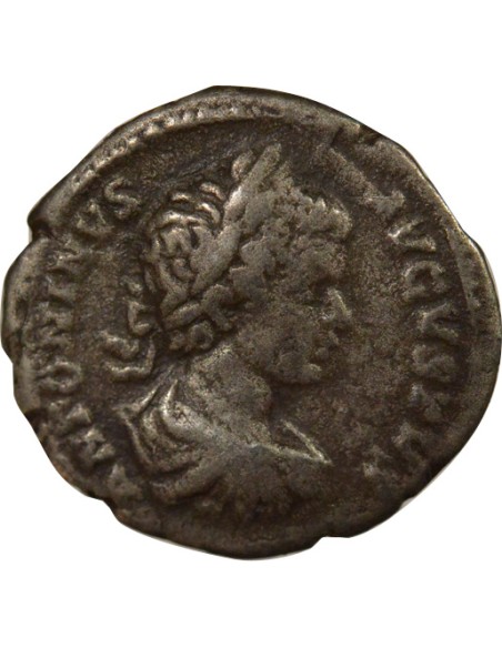 Rome Empire Caracalla Geta 1 denier Billon 199-200 R Rome