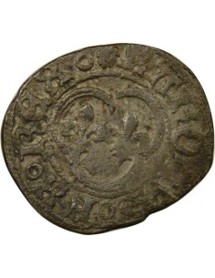 Charles VIII 2e Type 1 denier Billon 1483-1498 P Dijon 2
