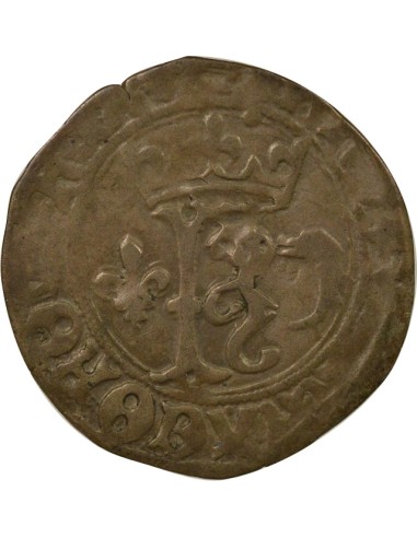 Charles VIII - Karolus - 1488 / 1498 Crémieux 1 carolus Billon 1488-1498 Crémieu