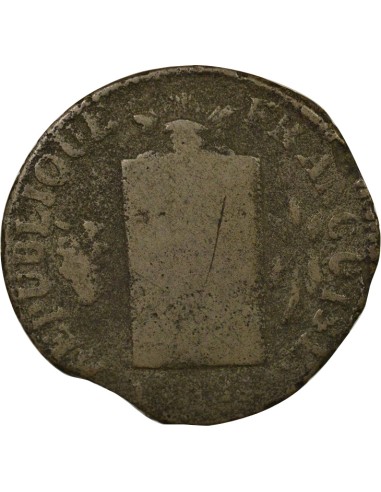 A la Balance 2 sols Métal de Cloche 1793 AA Metz