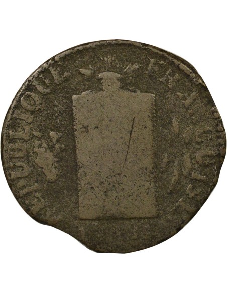 A la Balance 2 sols Métal de Cloche 1793 AA Metz