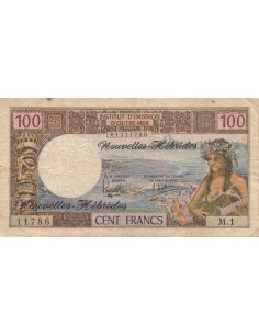 Nouvelles Hébrides 100 Francs - ND (1975) - P.18c 100 francs 1975