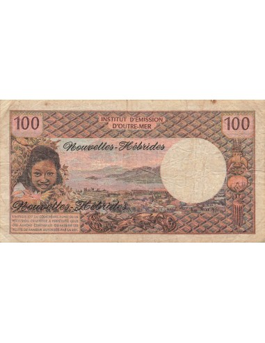 Nouvelles Hébrides 100 Francs - ND (1975) - P.18c 100 francs 1975