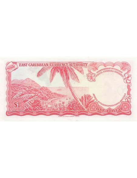 Reine d'Angleterre et du Commonwealth 1 Dollar - Saint-Vincent - ND (1965) - P.13o 1 dollar 1965