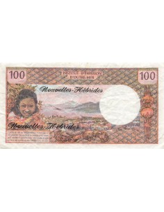 Nouvelles Hébrides 100 Francs - ND (1977) - P.18d 100 francs 1977 2