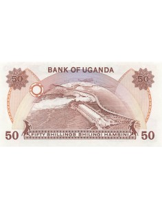 Ouganda 50 Shillings - ND (1985) - P.20 50 shillings 1985 2