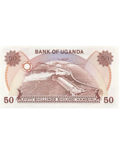 Ouganda 50 Shillings - ND (1985) - P.20 50 shillings 1985
