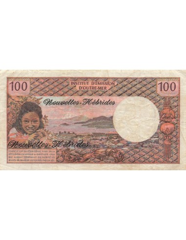 Nouvelles Hébrides 100 Francs - ND (1975) - P.18c 100 francs 1975