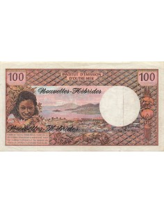 Nouvelles Hébrides 100 Francs - ND (1975) - P.18c 100 francs 1975 2