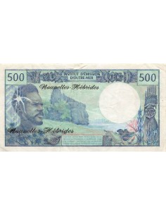 Nouvelles Hébrides 500 Francs - Polynésien - ND (1979) - P.19b 500 francs 1979 2