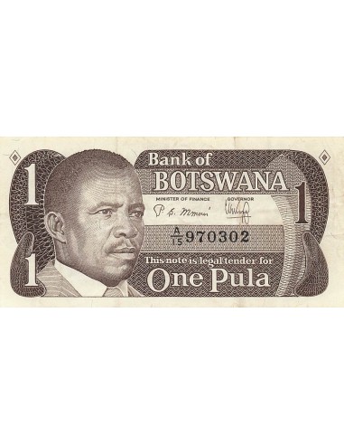 Botswana 1 Pula - ND (1983) - P.6a 1 pula 1983