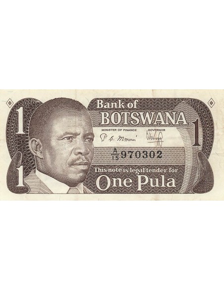 Botswana 1 Pula - ND (1983) - P.6a 1 pula 1983