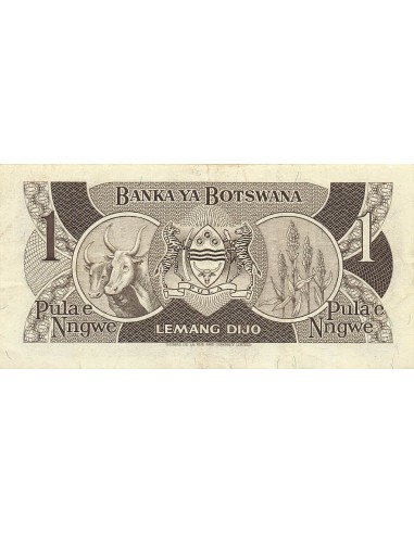 Botswana 1 Pula - ND (1983) - P.6a 1 pula 1983