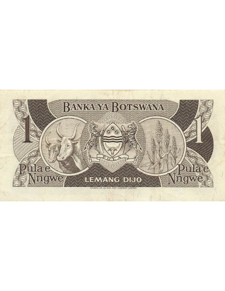 Botswana 1 Pula - ND (1983) - P.6a 1 pula 1983